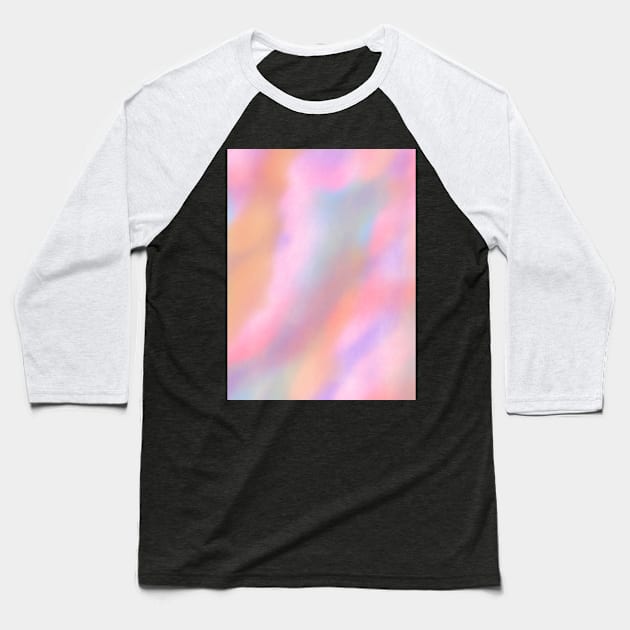 Cotton Candy Skies Baseball T-Shirt by JadeGair